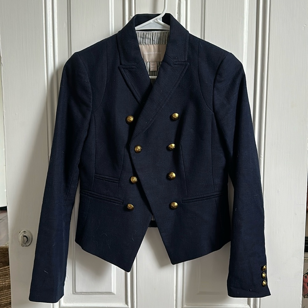 Banana Republic Navy Blazer